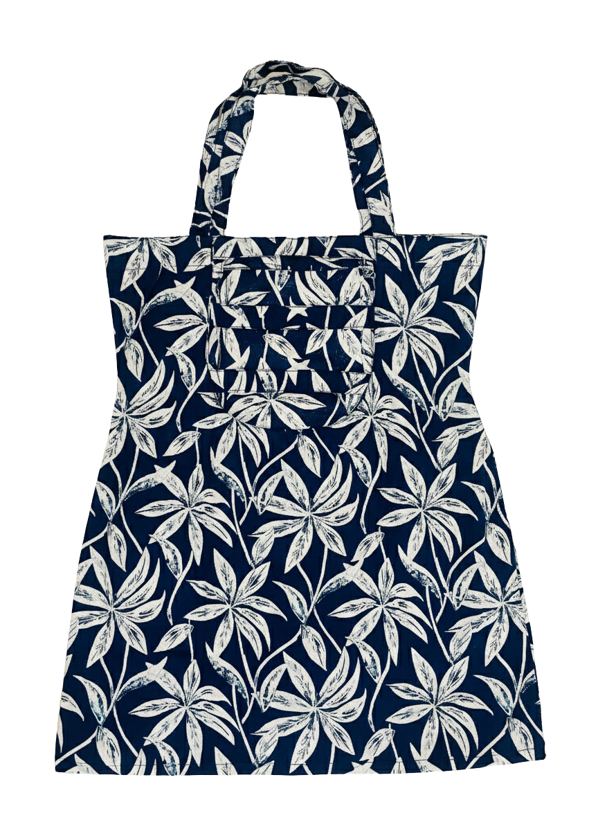 Blue Floral Halter-Style Kurti