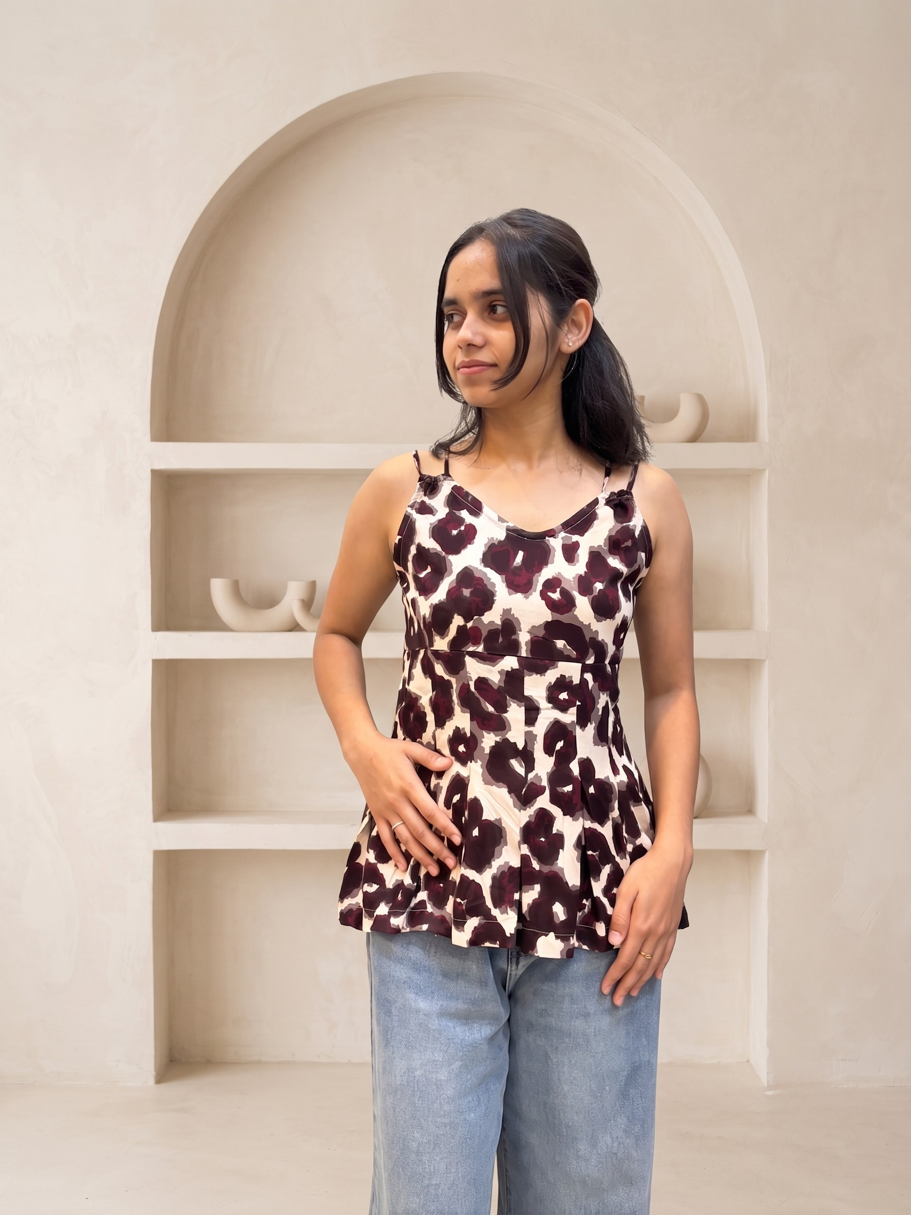 Rajkumari Strappy Peplum Kurti