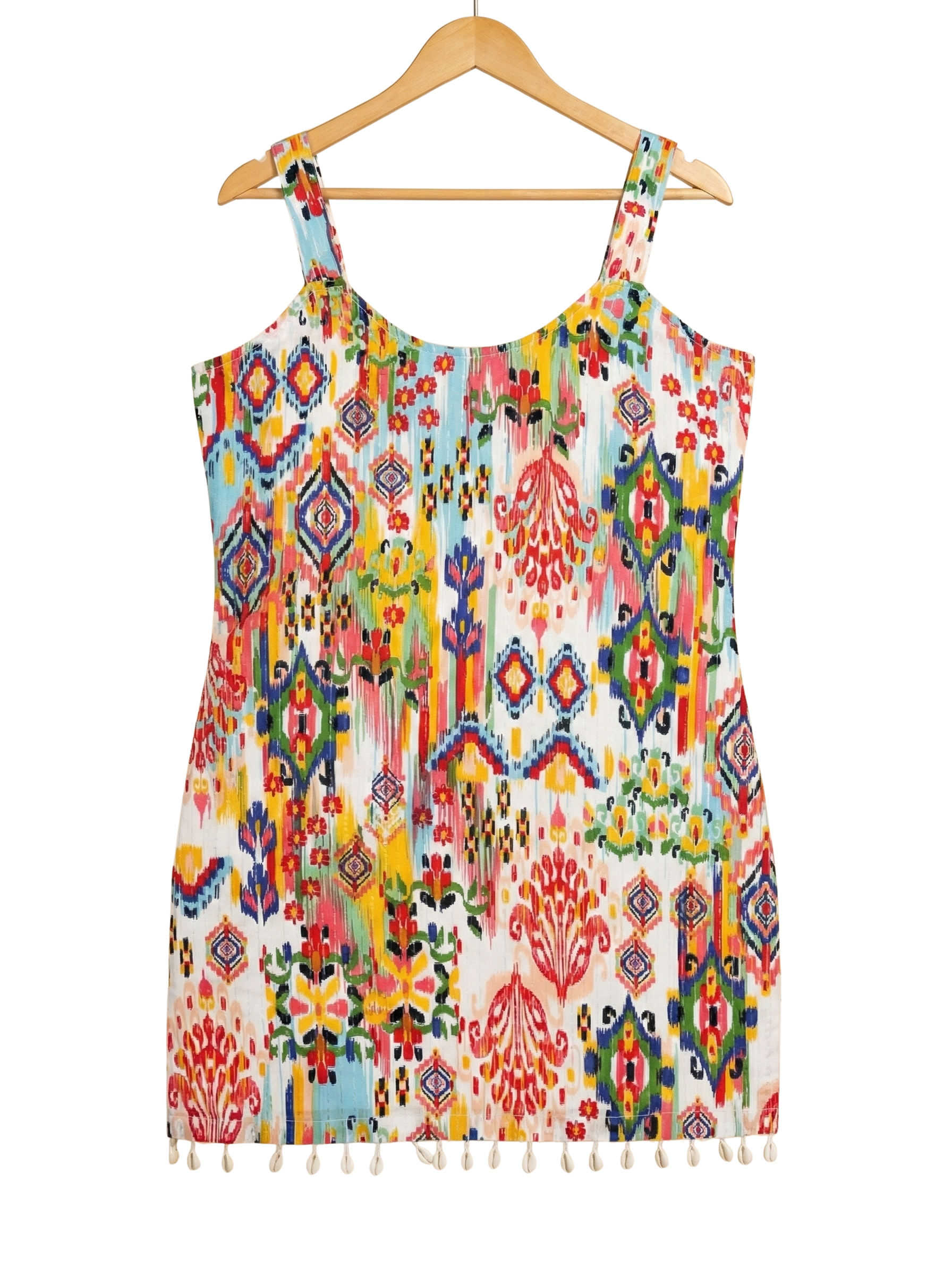 Rangrez Vibrant Ikat Kurtie