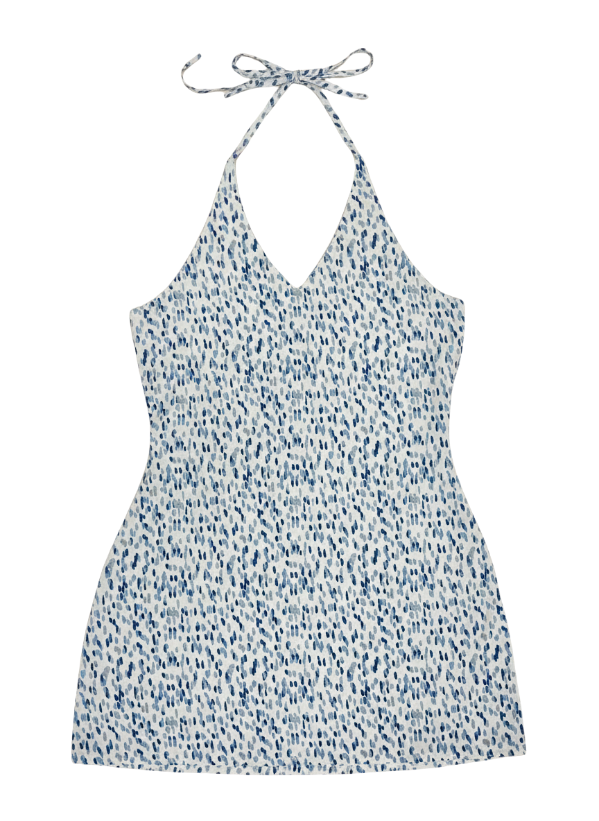 Indigo Rain Halter Neck Top