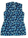 Blue Garden Kurti Top