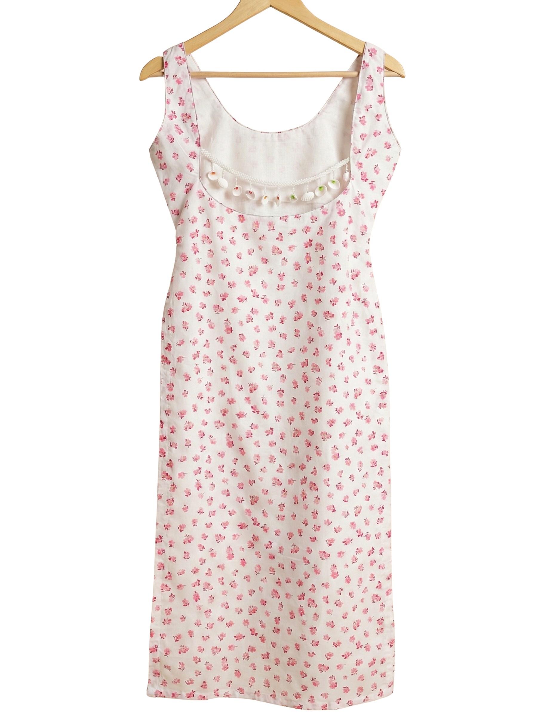 Blush Bloom Sleeveless Kurti