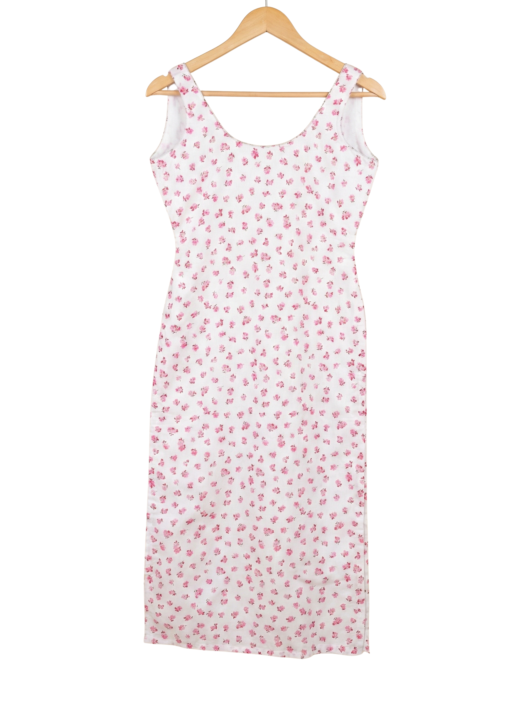 Blush Bloom Sleeveless Kurti