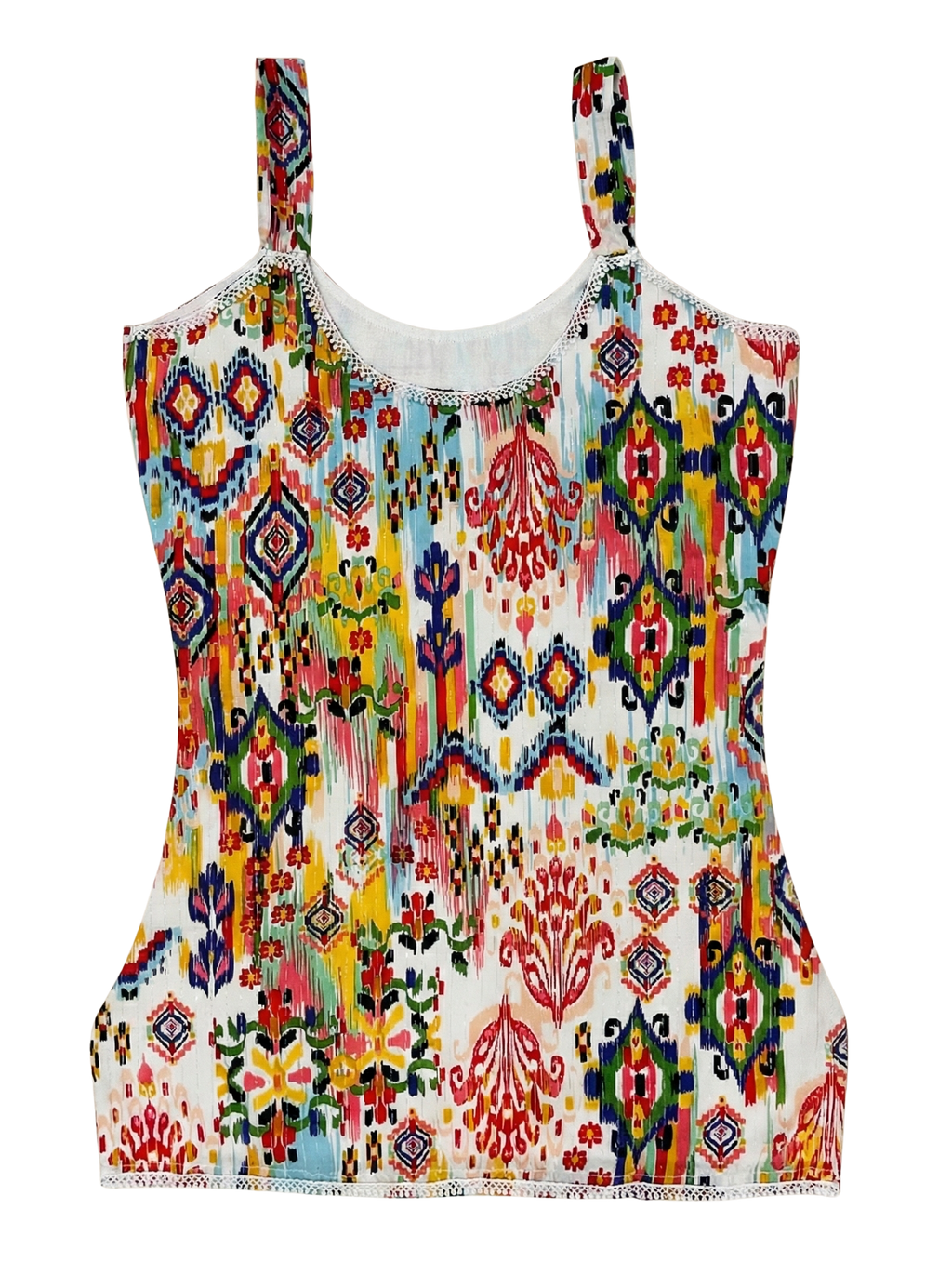 Rangrez Vibrant Ikat Kurtie