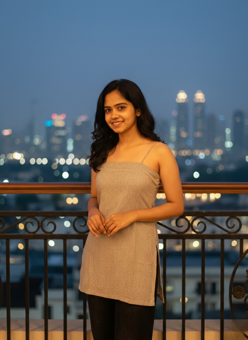 Ash Aura Sleeveless Kurti