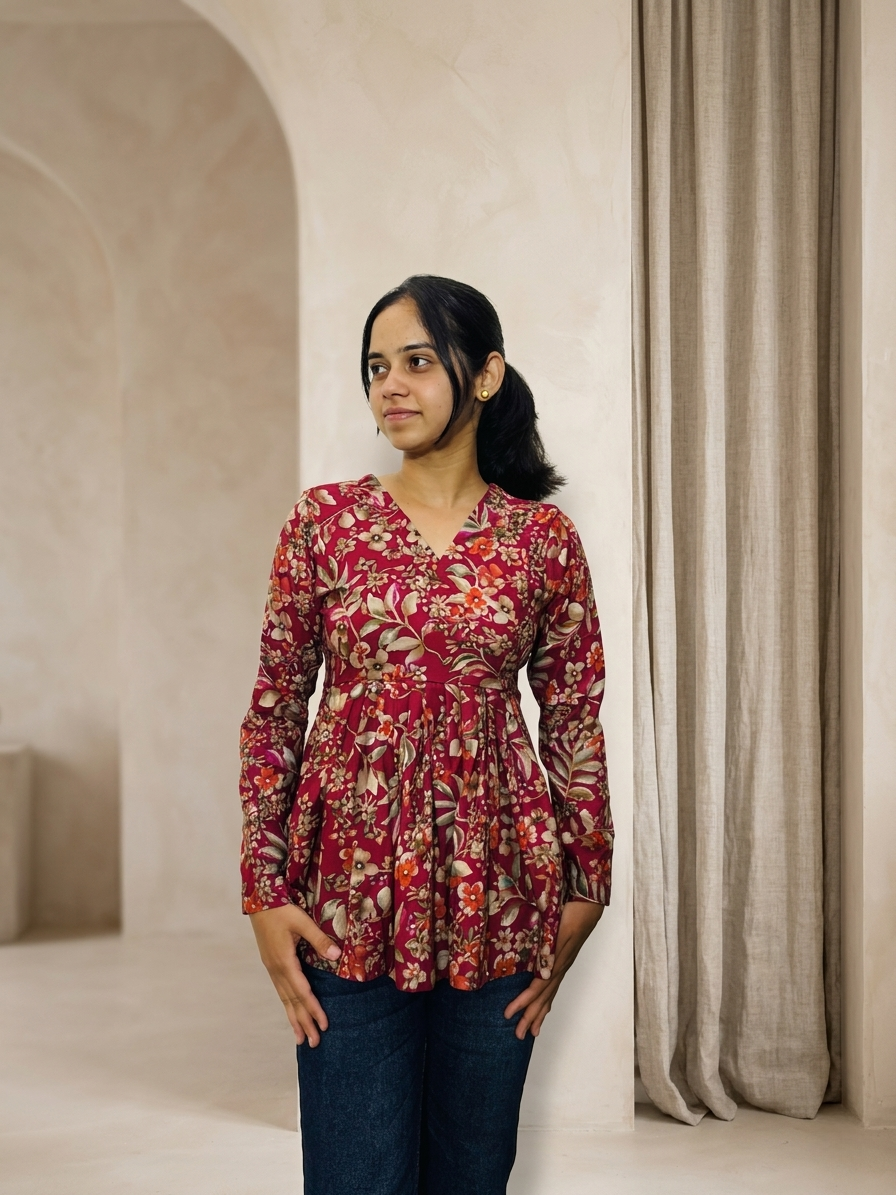 The Mulberry Meadow Kurti